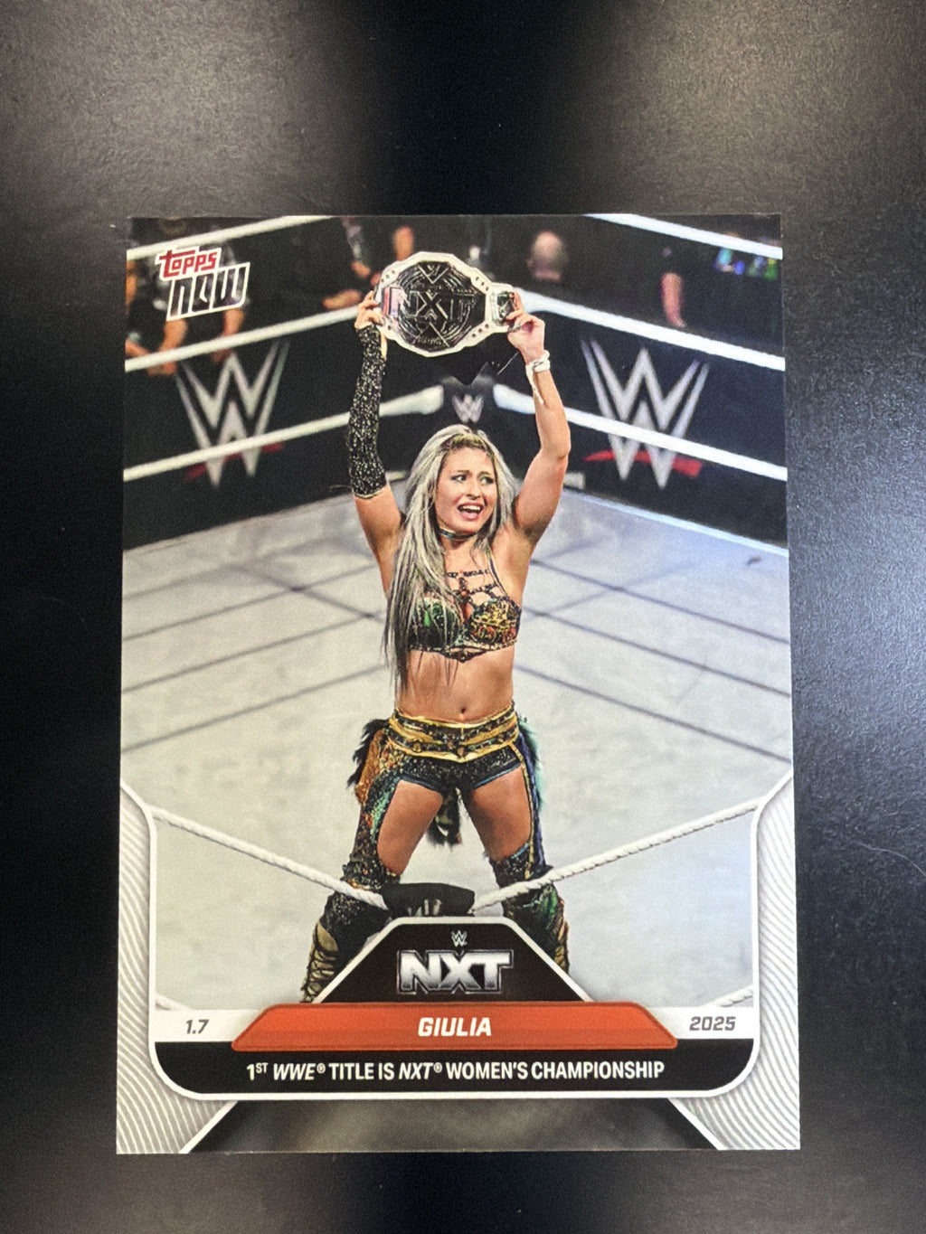 2025 Topps Now WWE #7 Giulia
