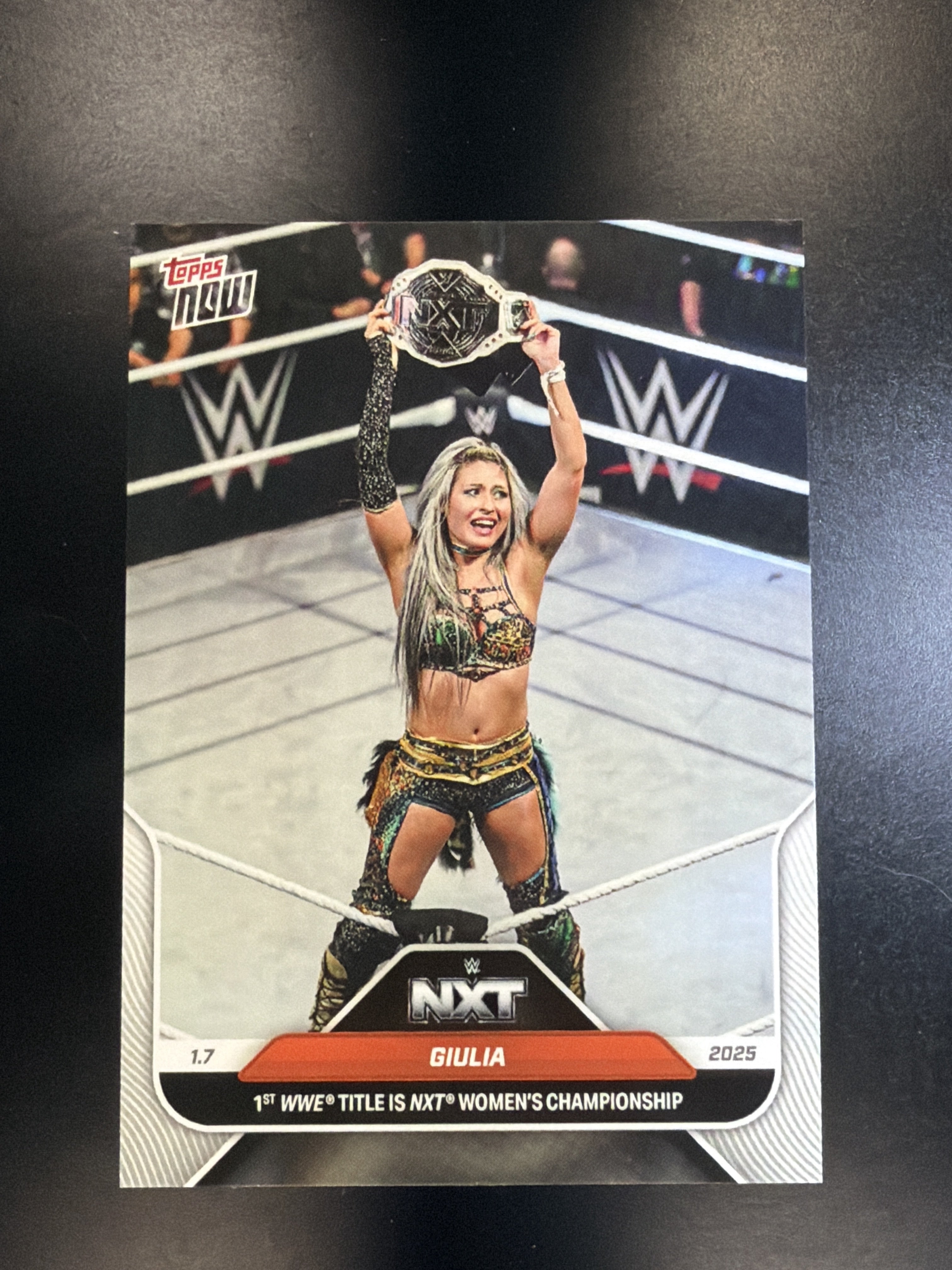 2025 Topps Now WWE #7 Giulia