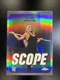 2026 Topps Chrome WWE #SCO-2 Tiffany Stratton Scope Refractor