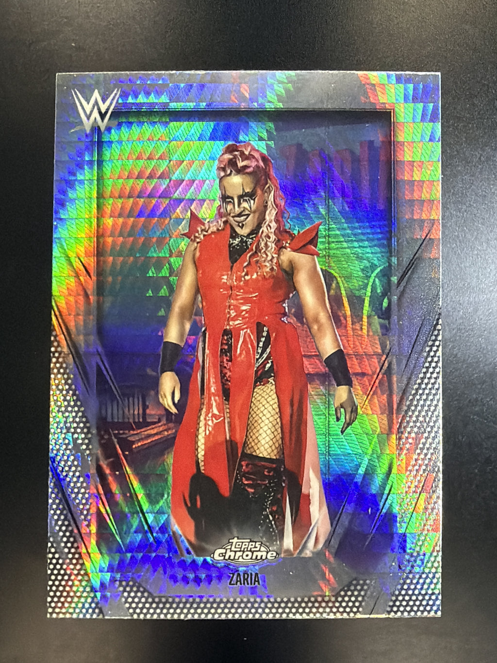2026 Topps Chrome WWE #158 Zaria Prism Refractor