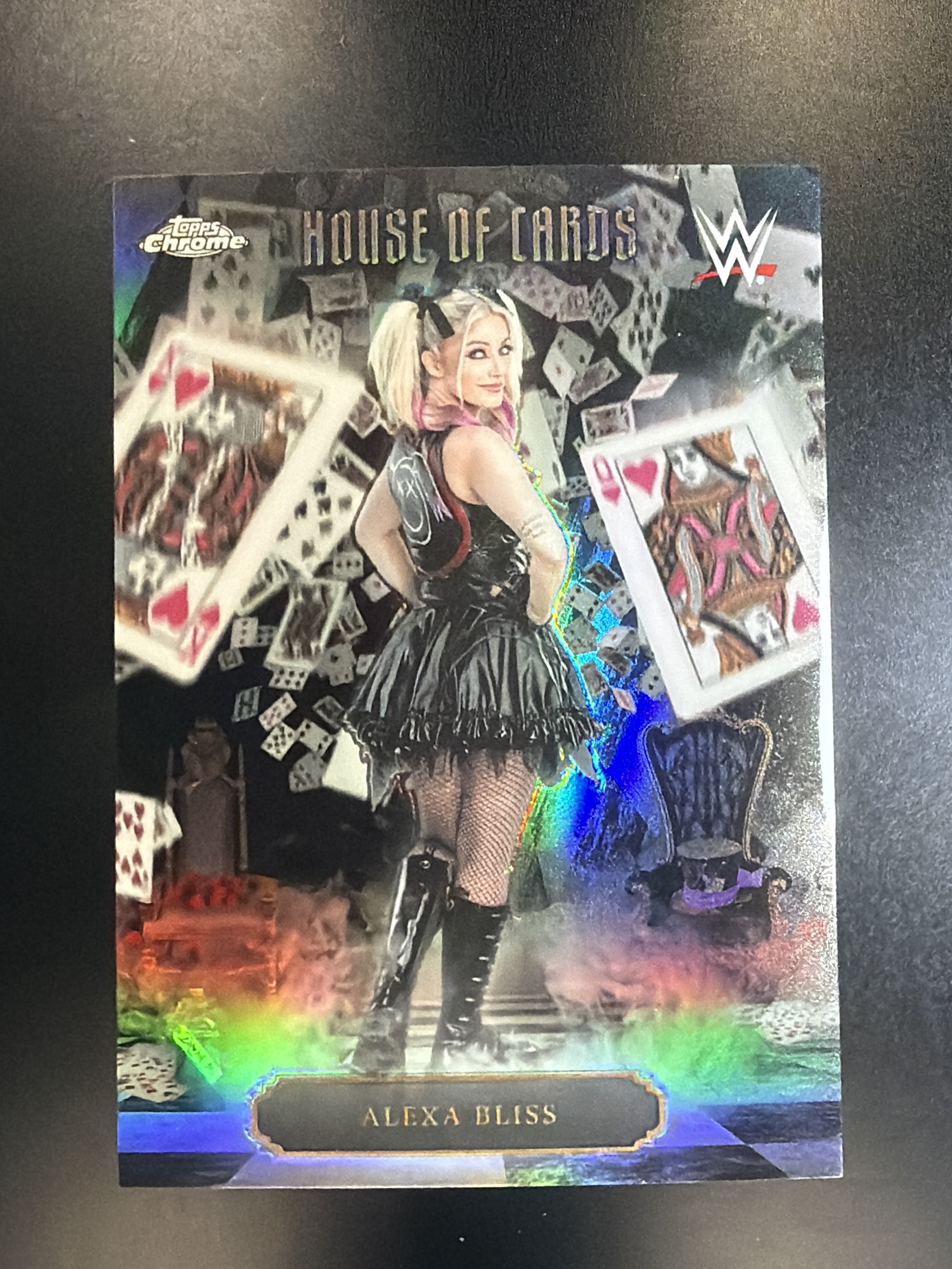 2026 Topps Chrome WWE #HOC-5 Alexa Bliss House of Cards