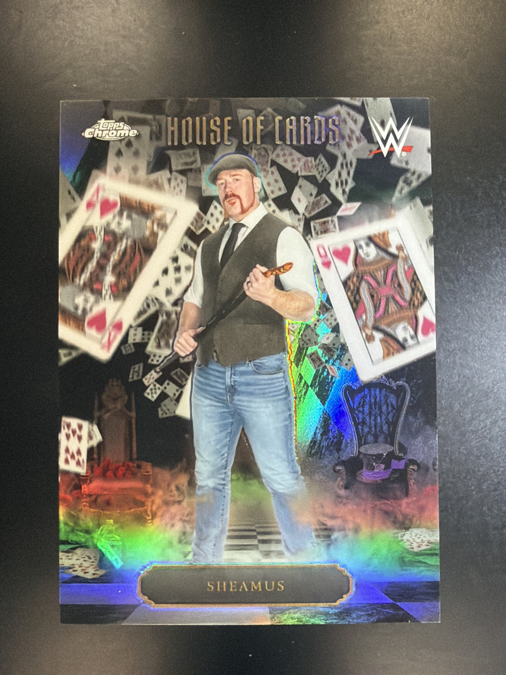 2026 Topps Chrome WWE #HOC-10 Sheamus House of Cards