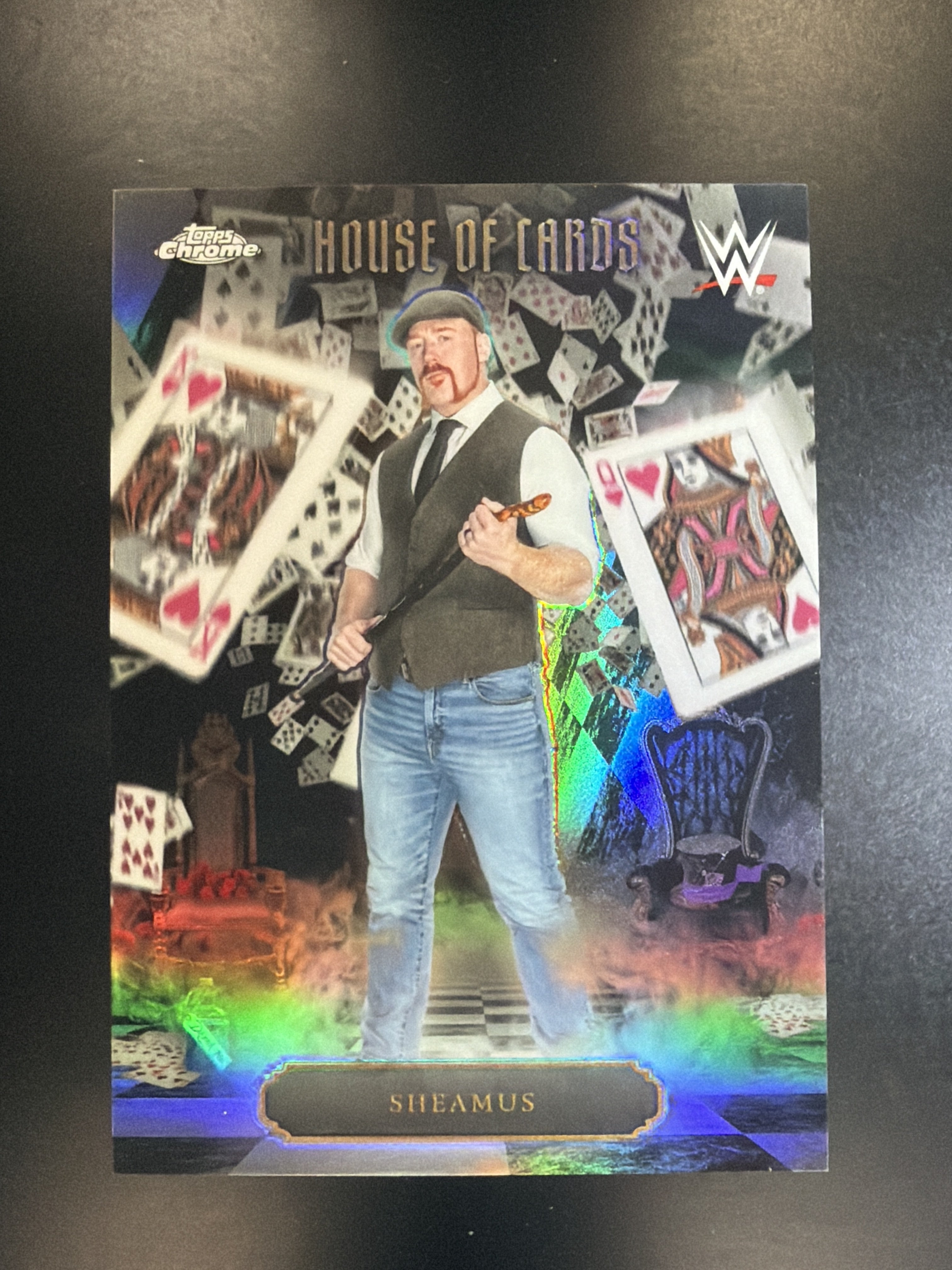 2026 Topps Chrome WWE #HOC-10 Sheamus House of Cards