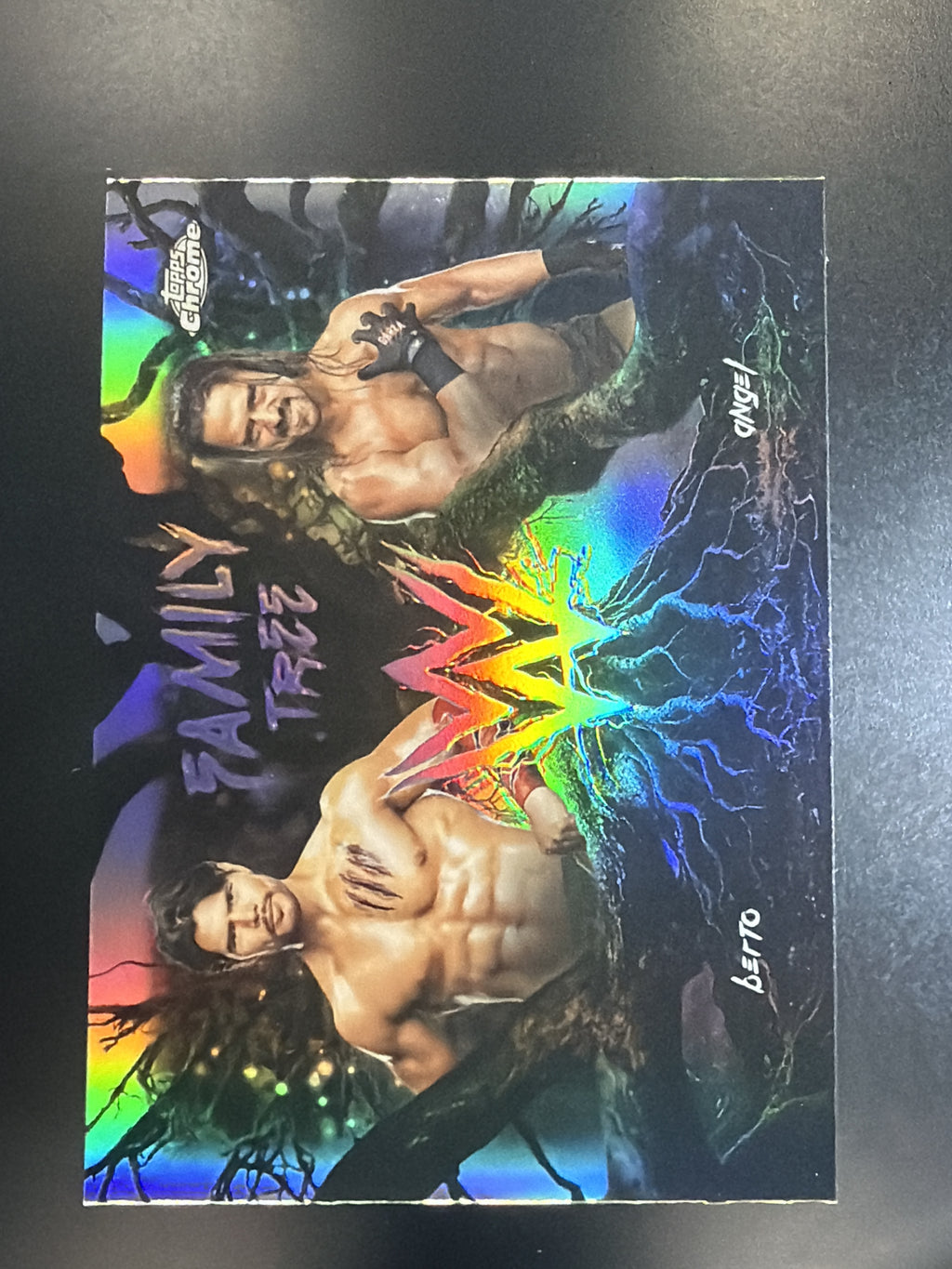 2026 Topps Chrome WWE #FAM-BA Berto / Angel Family Tree