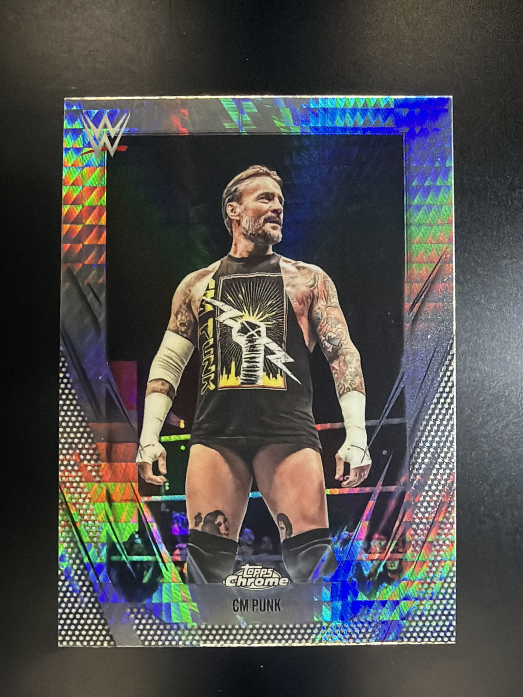 2026 Topps Chrome WWE #49 CM Punk Prism Refractor