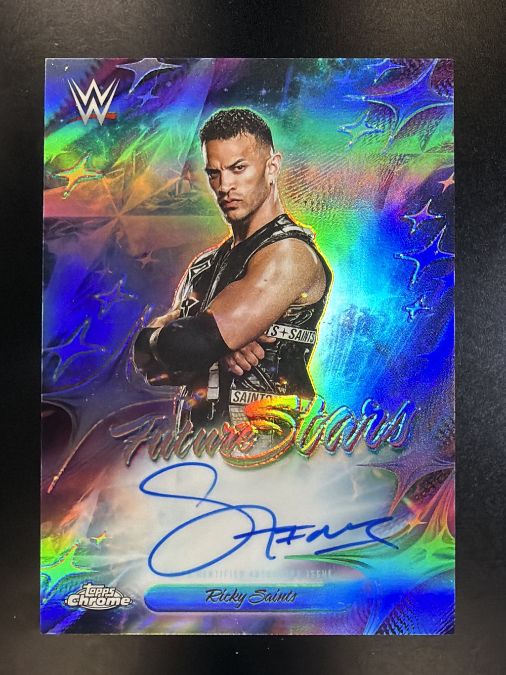2026 Topps Chrome WWE #FSA-RIC Ricky Saints Future Stars Autographs