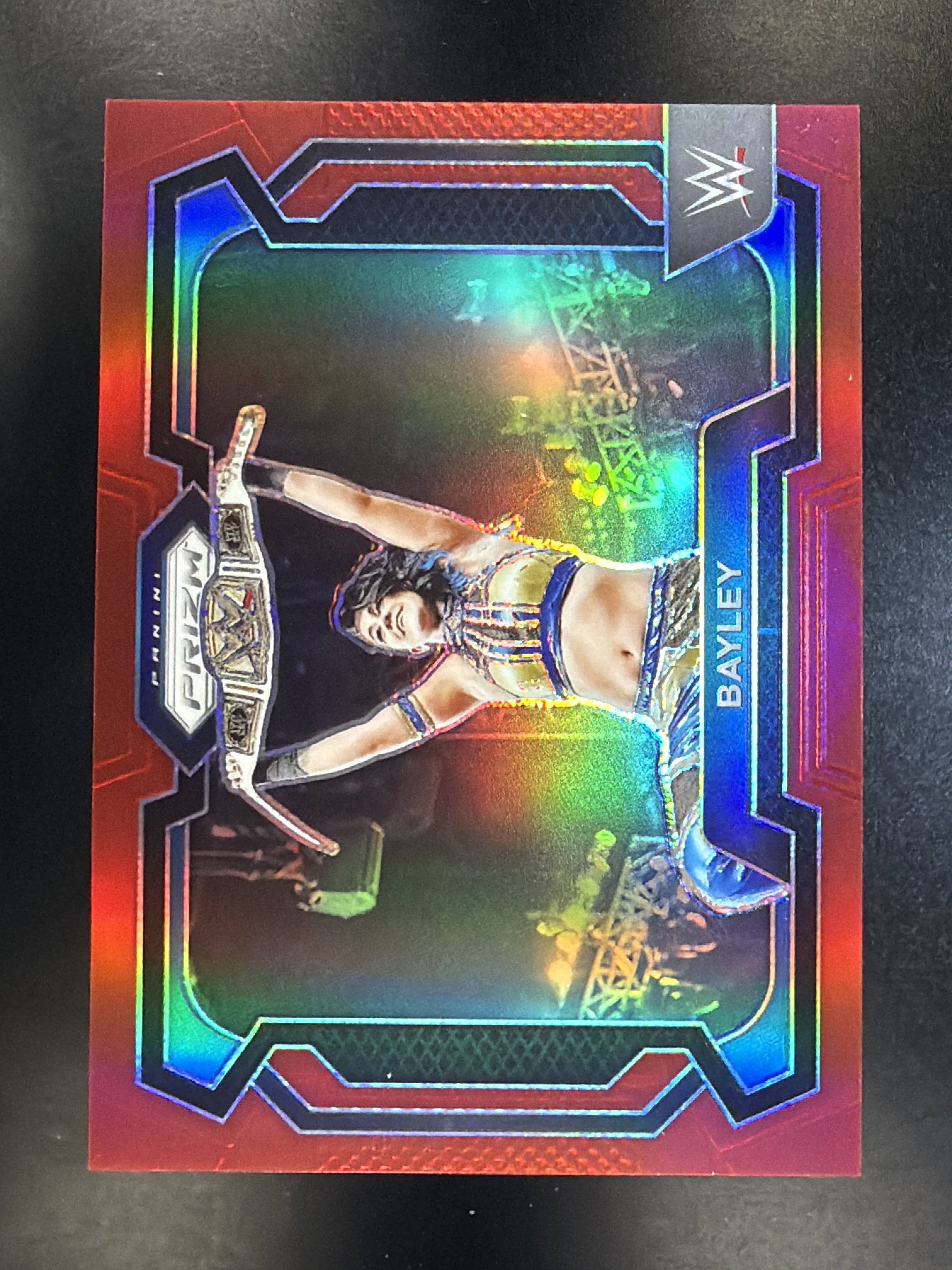 2024 Panini Prizm WWE #94 Bayley Red Prizms #/299