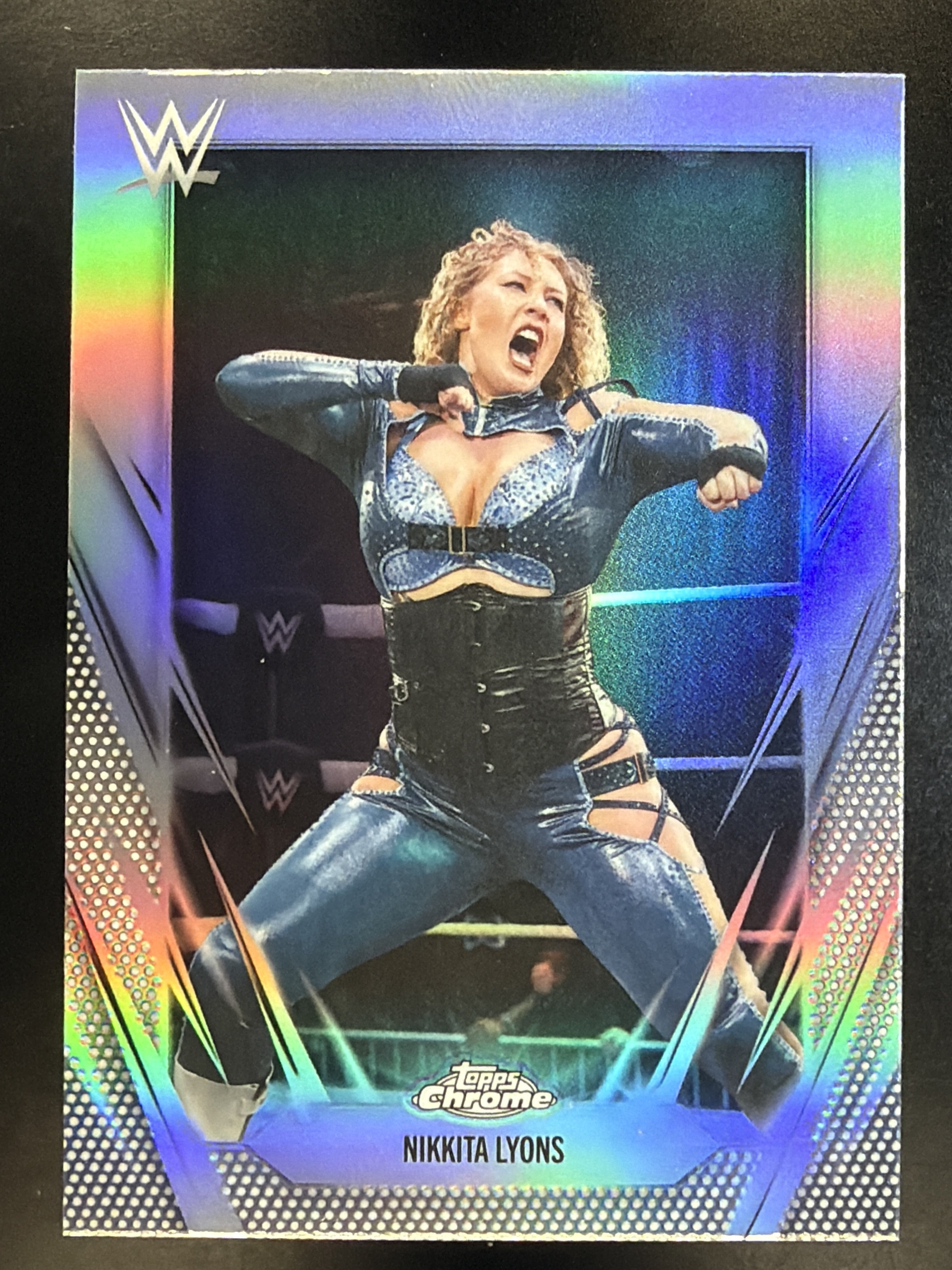2026 Topps Chrome WWE #39 Nikkita Lyons Refractor