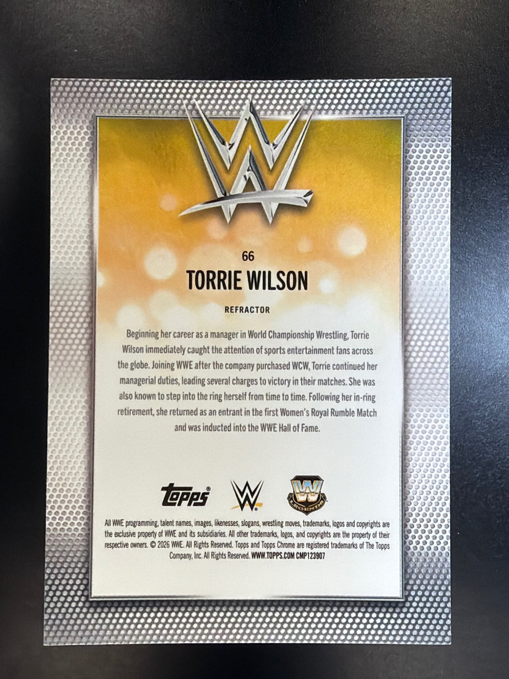 2026 Topps Chrome WWE #66 Torrie Wilson Refractor
