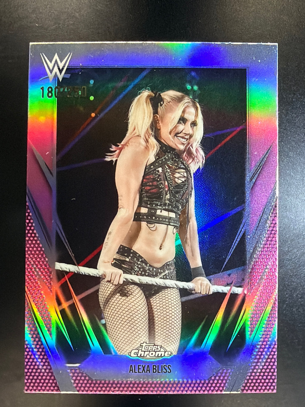 2026 Topps Chrome WWE #64 Alexa Bliss Pink Refractor #/250