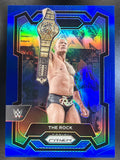 2024 Panini Prizm WWE #193 The Rock Blue Prizms #/199