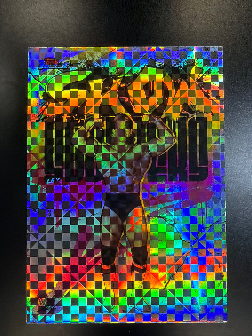 2025 Topps Finest WWE #SSS-LL Lex Luger Showstoppers Checkerboard