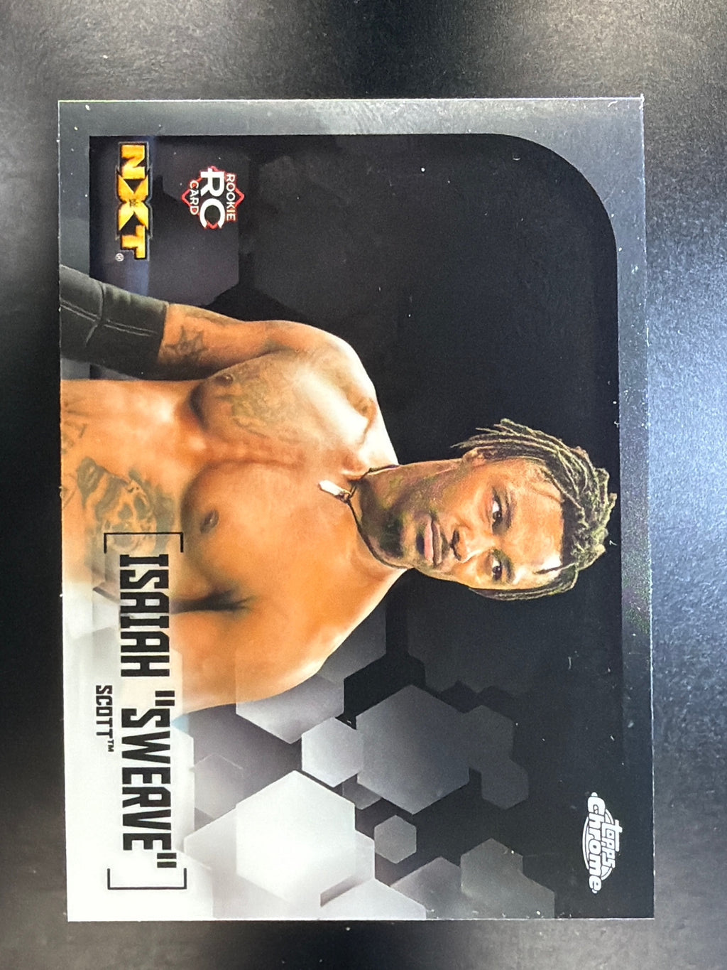 2020 Topps Chrome WWE #81 Isaiah "Swerve" Scott