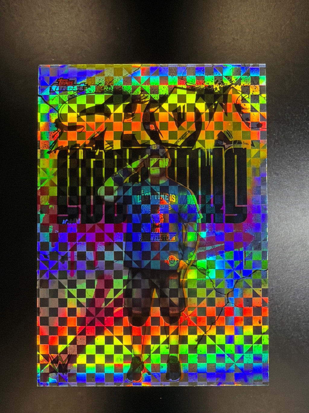 2025 Topps Finest WWE #SSS-JC John Cena Showstoppers Checkerboard