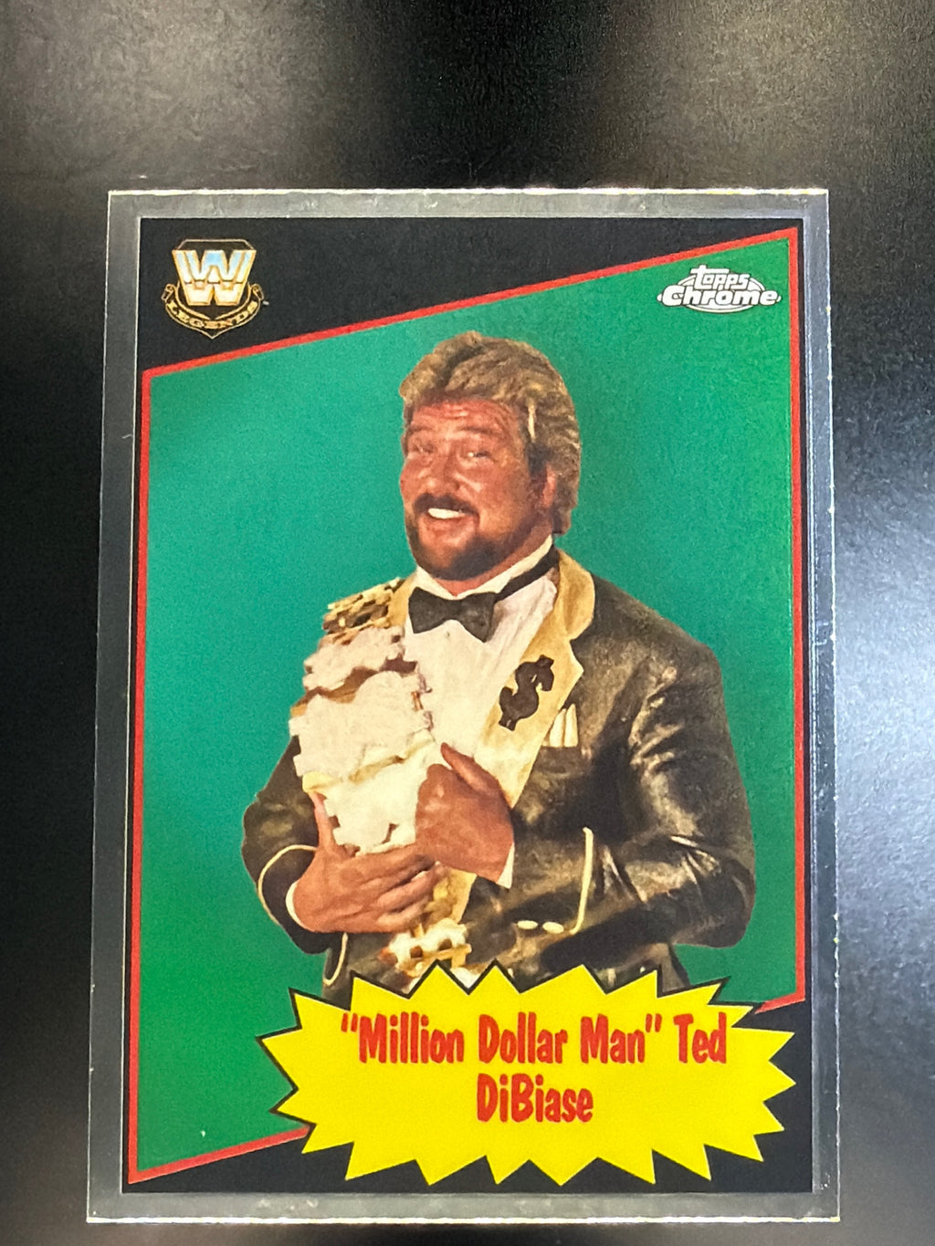 2025 Topps Chrome WWE #85TL-TD Million Dollar Man Ted DiBiase 1985 Topps Legends