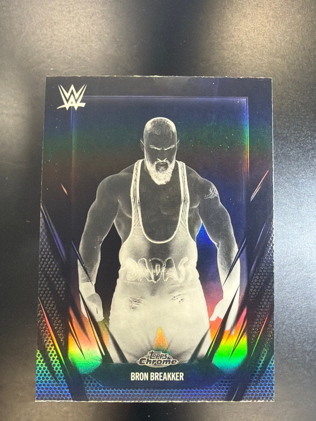 2026 Topps Chrome WWE #93 Bron Breakker Negative Refractor