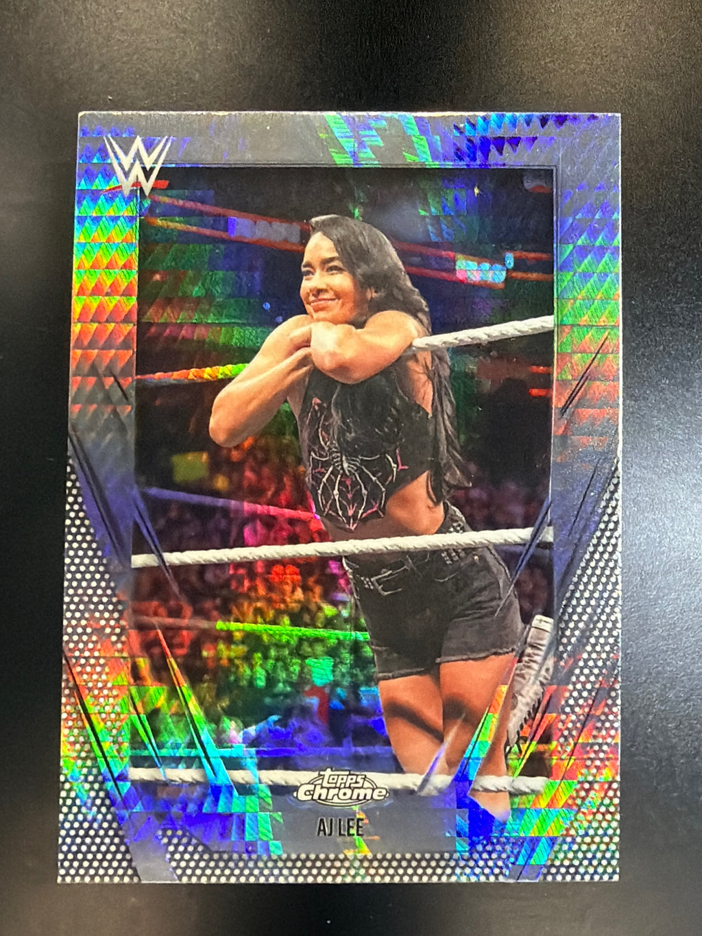 2026 Topps Chrome WWE #105 AJ Lee Prism Refractor
