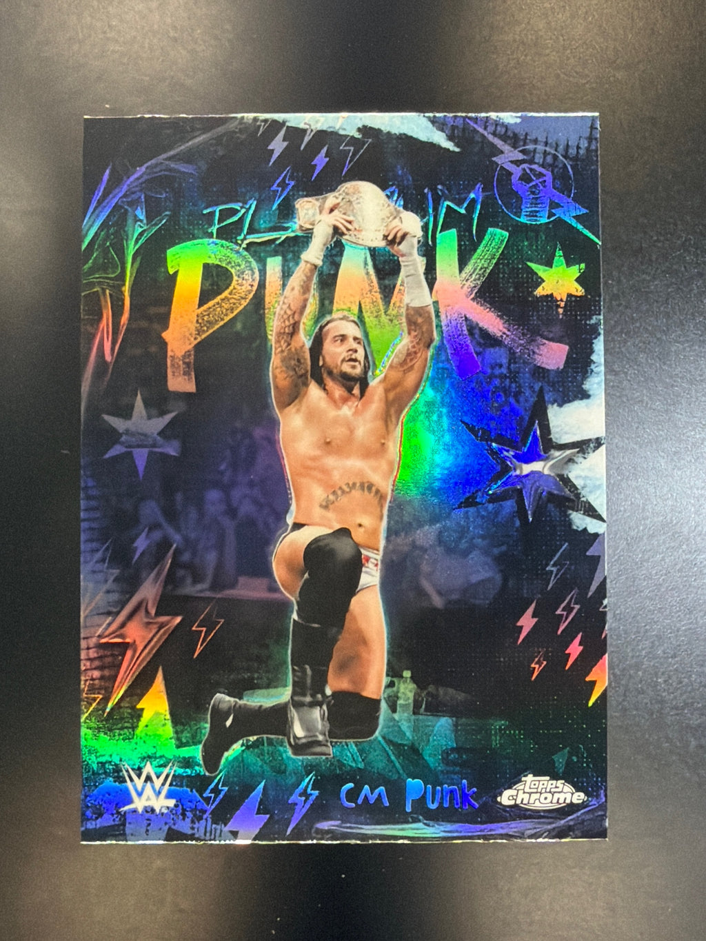 2026 Topps Chrome WWE #PLP-2 CM Punk Platinum Punk