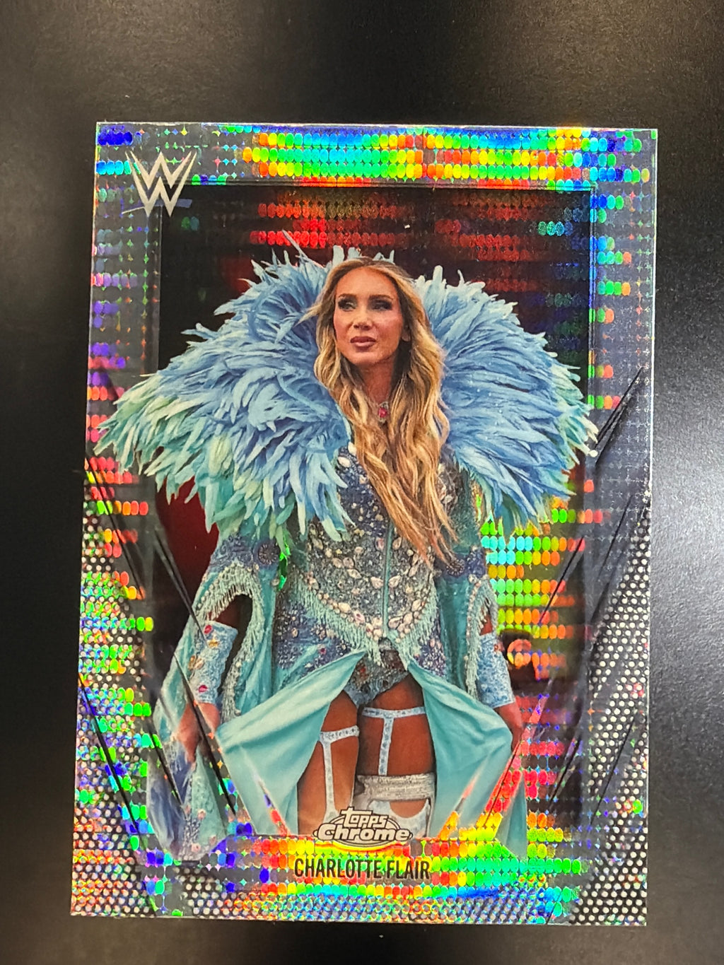 2026 Topps Chrome WWE #89 Charlotte Flair Sonar Refractor