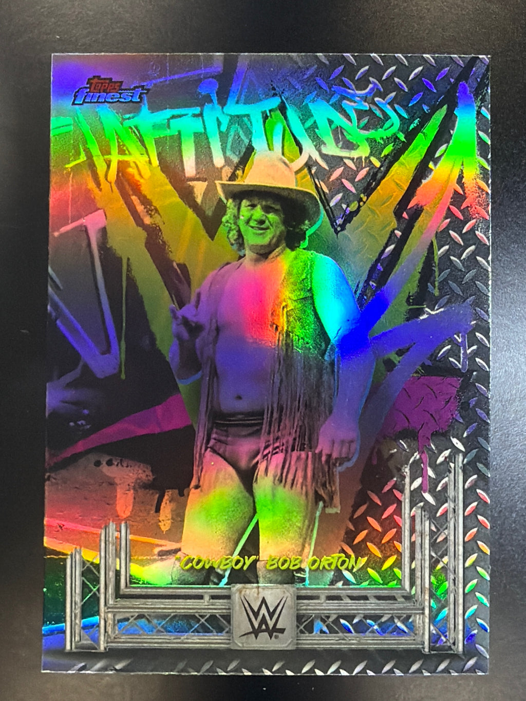 2025 Topps Finest WWE #270 "Cowboy" Bob Orton Refractor