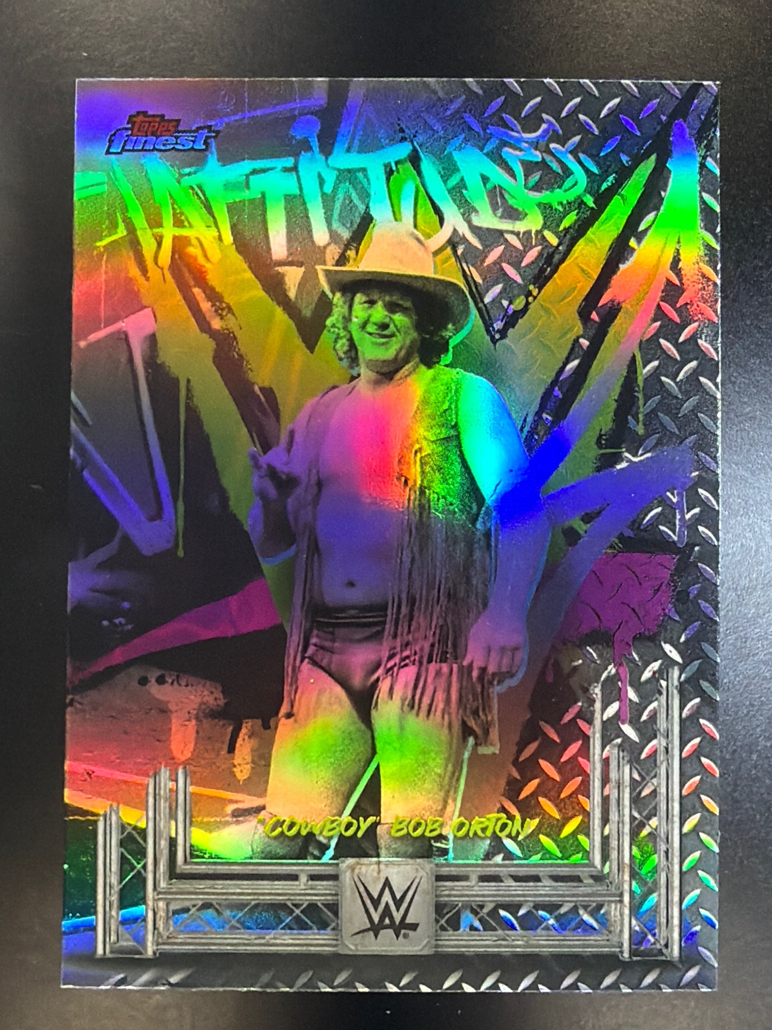 2025 Topps Finest WWE #270 "Cowboy" Bob Orton Refractor