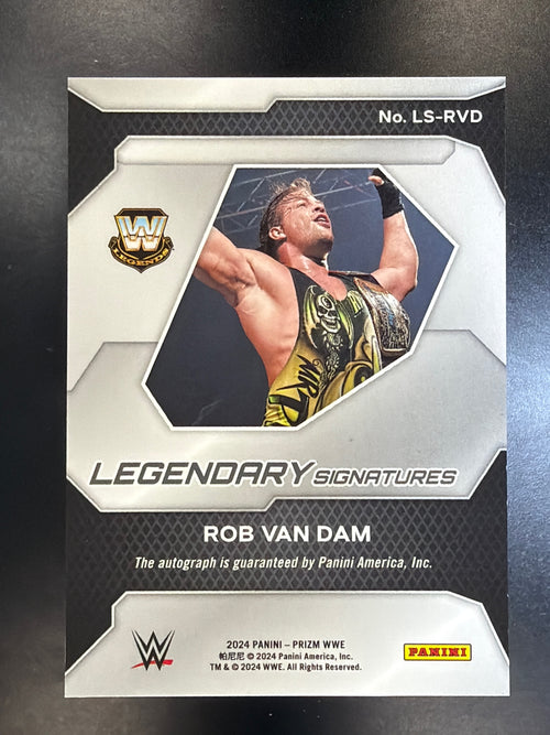 2024 Panini Prizm WWE #LS-RVD Rob Van Dam Legendary Signatures