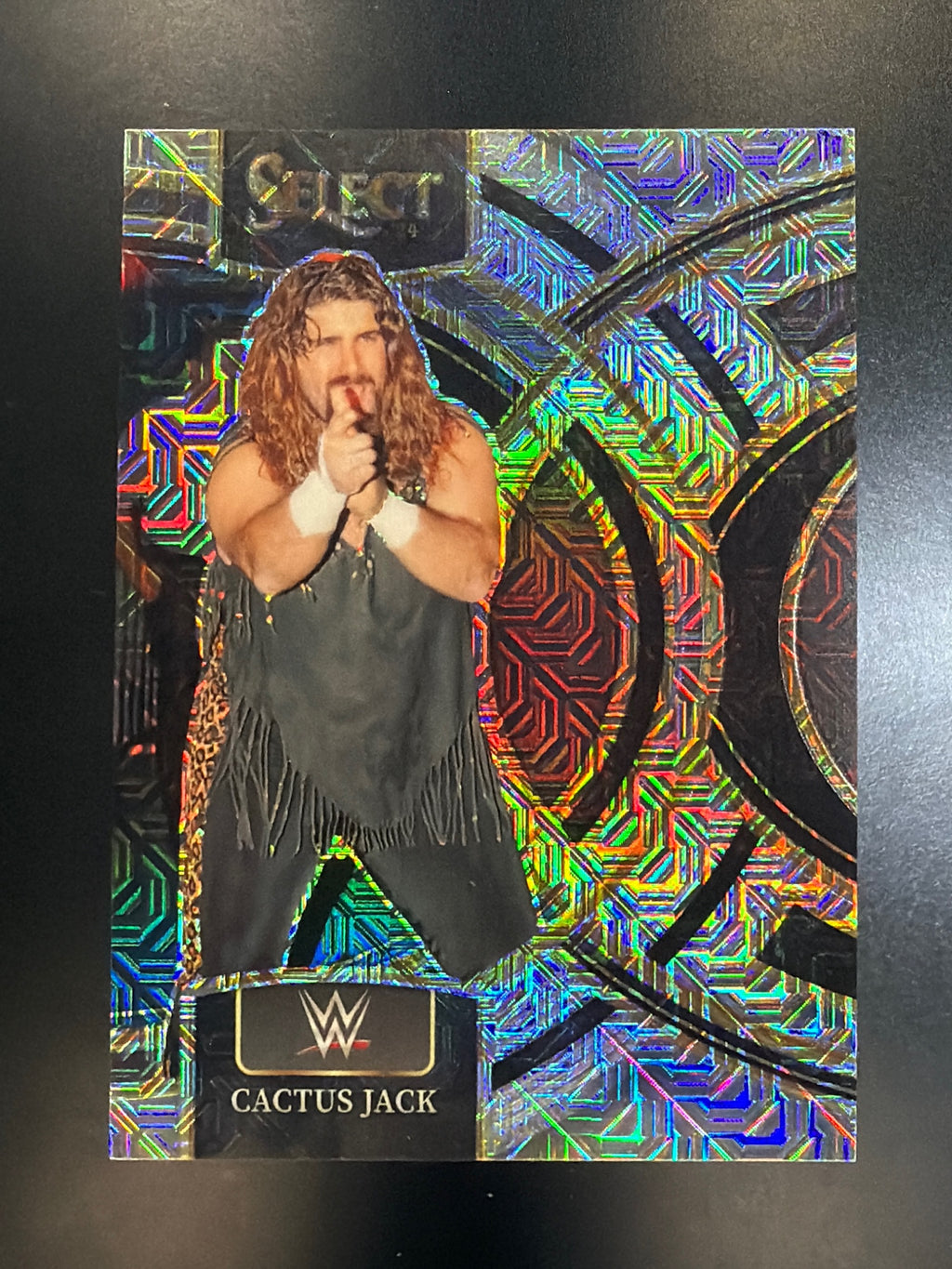 2024 Panini Select WWE #193 Cactus Jack Lucky Envelopes Prizms #/8