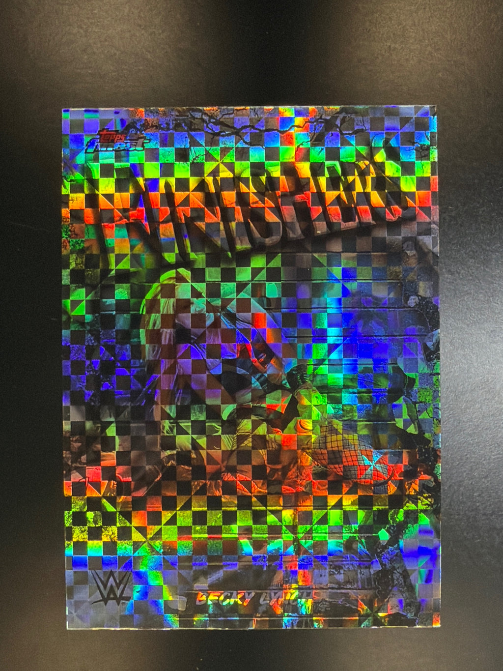 2025 Topps Finest WWE #FNS-BK Becky Lynch Finishers Checkerboard