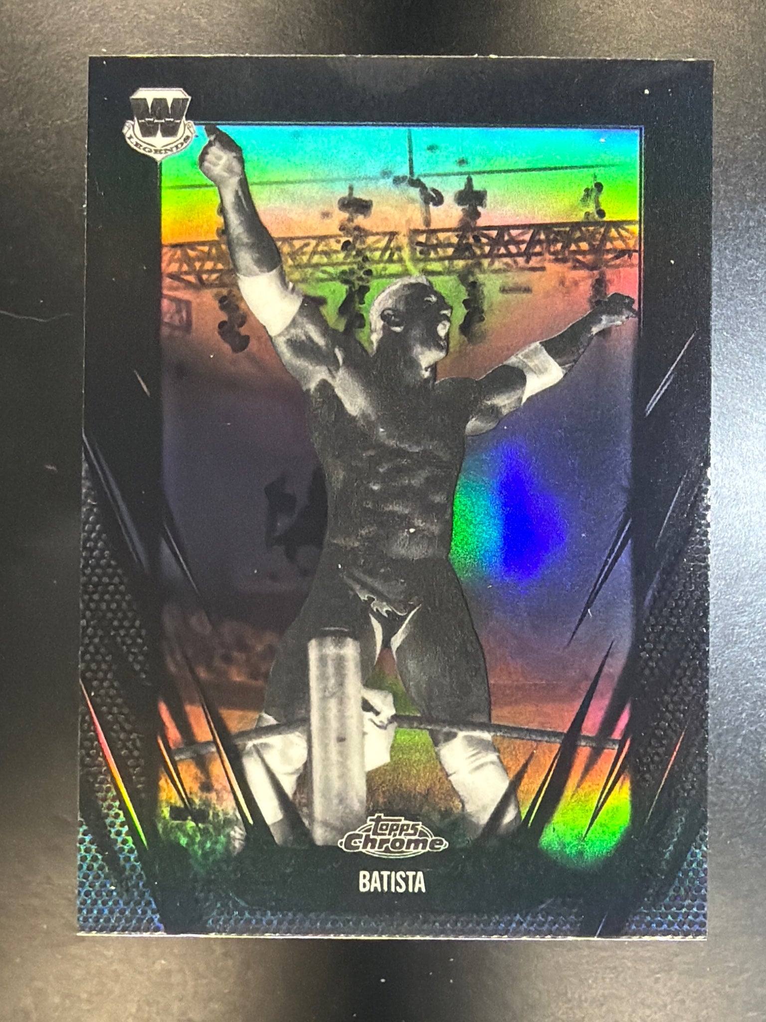 2026 Topps Chrome WWE #99 Batista Negative Refractor