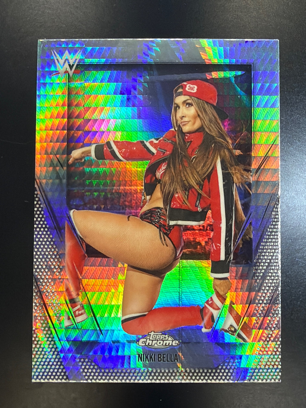 2026 Topps Chrome WWE #194 Nikki Bella Prism Refractor