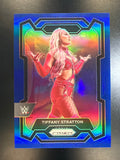 2024 Panini Prizm WWE #115 Tiffany Stratton Blue Prizms #/199
