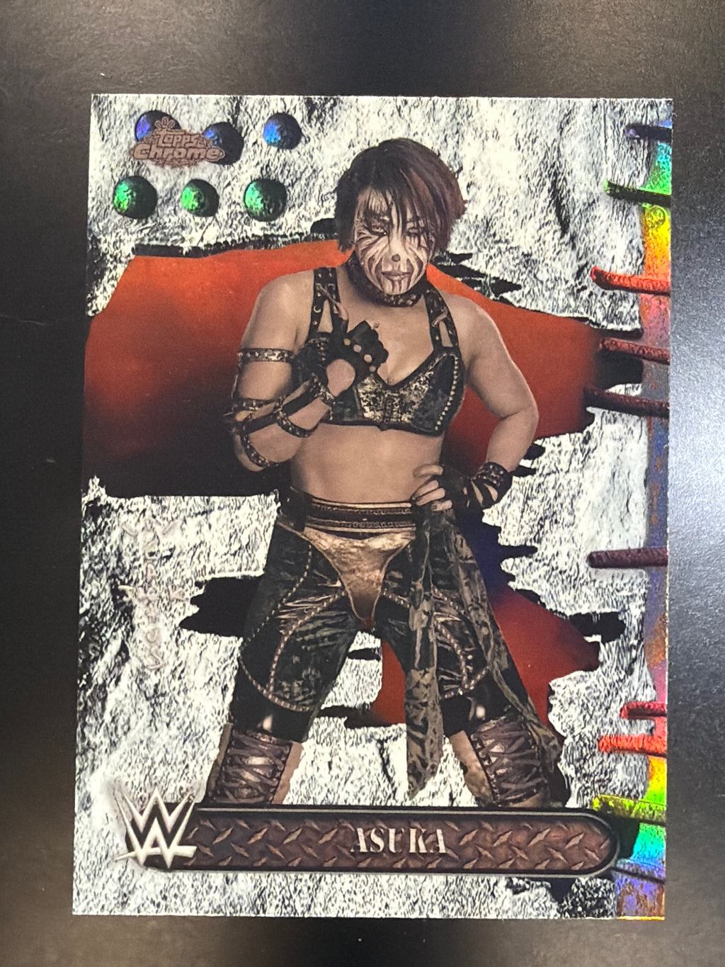 2025 Topps Chrome WWE x Cactus Jack #21 Asuka White