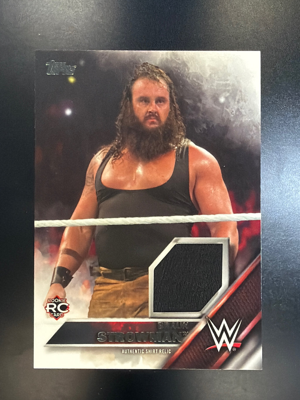 2016 Topps WWE #NNO Braun Strowman Shirt Relic #/299