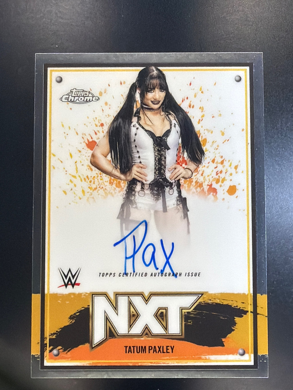 2025 Topps Chrome WWE #NXT-TPX Tatum Paxley NXT Autographs