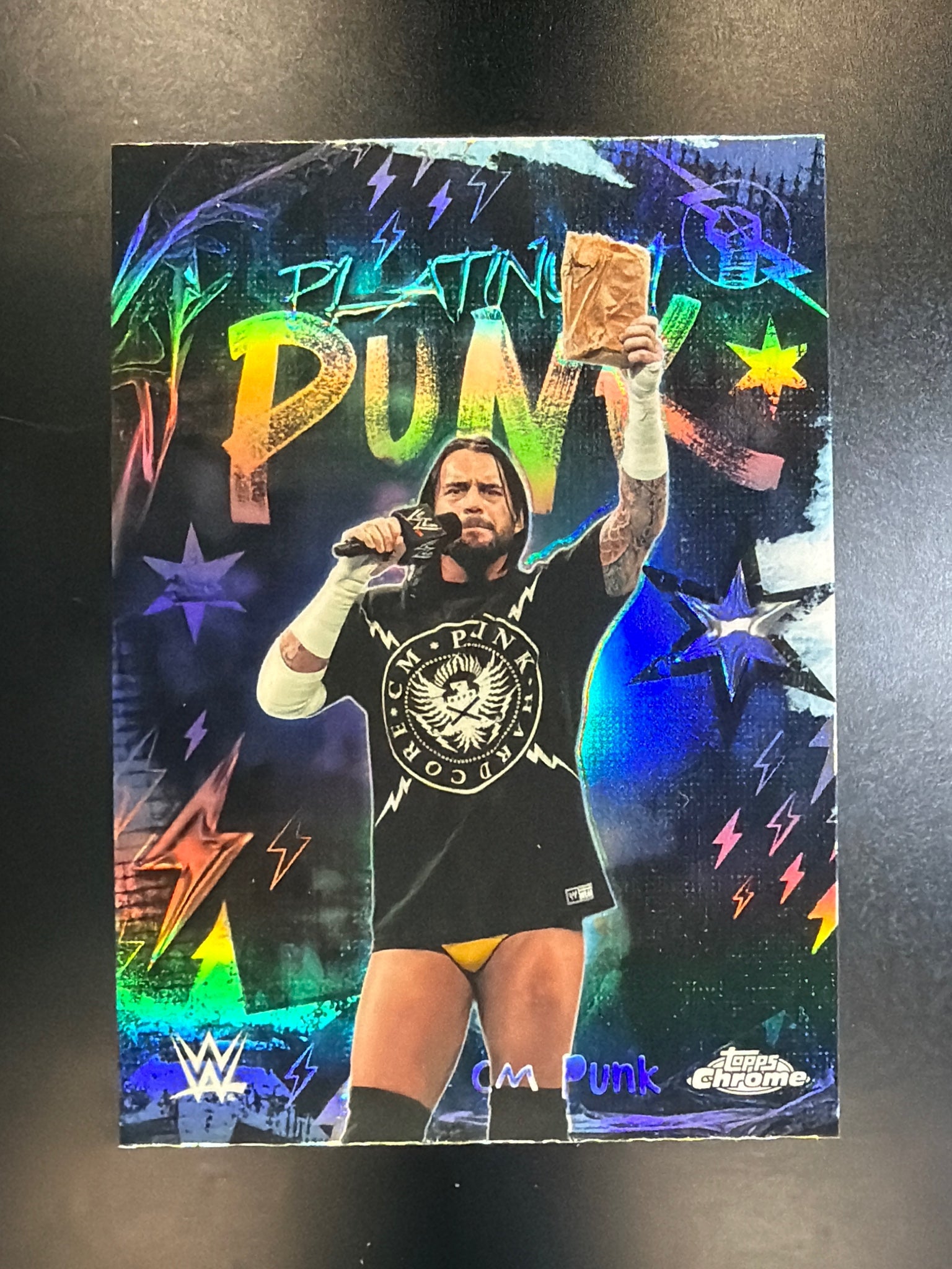 2026 Topps Chrome WWE #PLP-6 CM Punk Platinum Punk