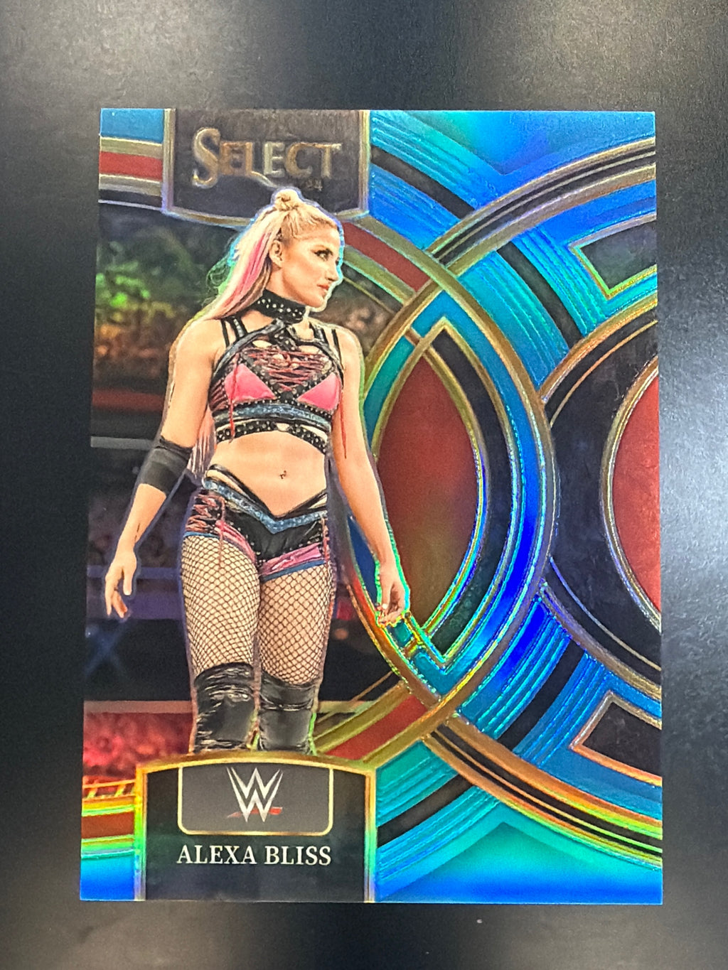 2024 Panini Select WWE #121 Alexa Bliss Blue Prizms #/199