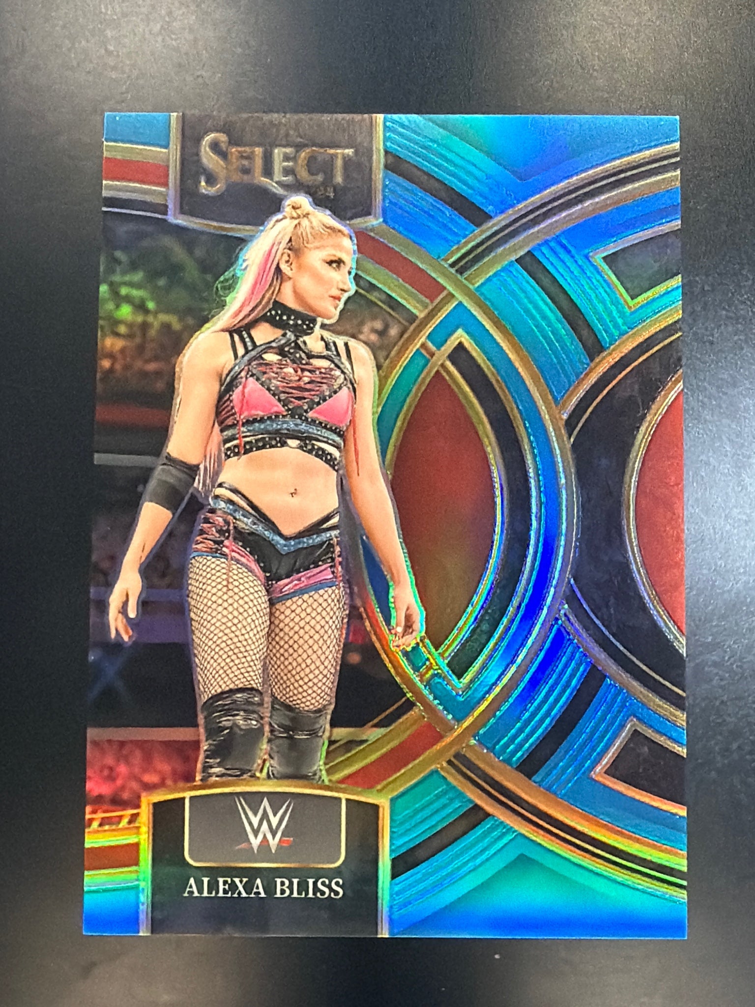 2024 Panini Select WWE #121 Alexa Bliss Blue Prizms #/199