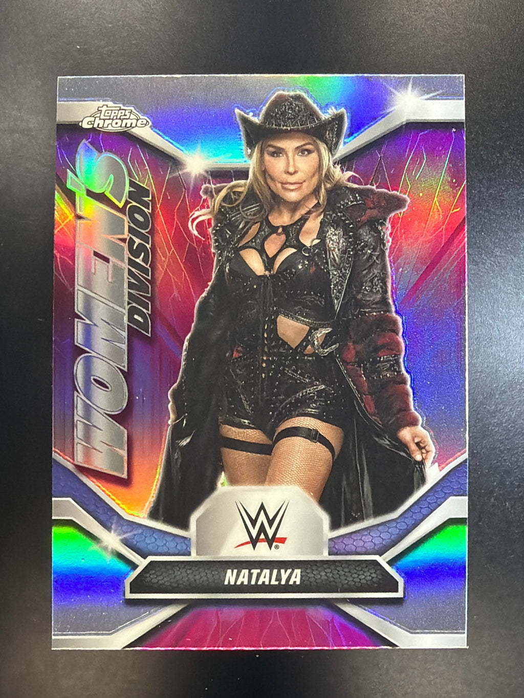 2026 Topps Chrome WWE #WDV-3 Natalya Women's Division Refractor
