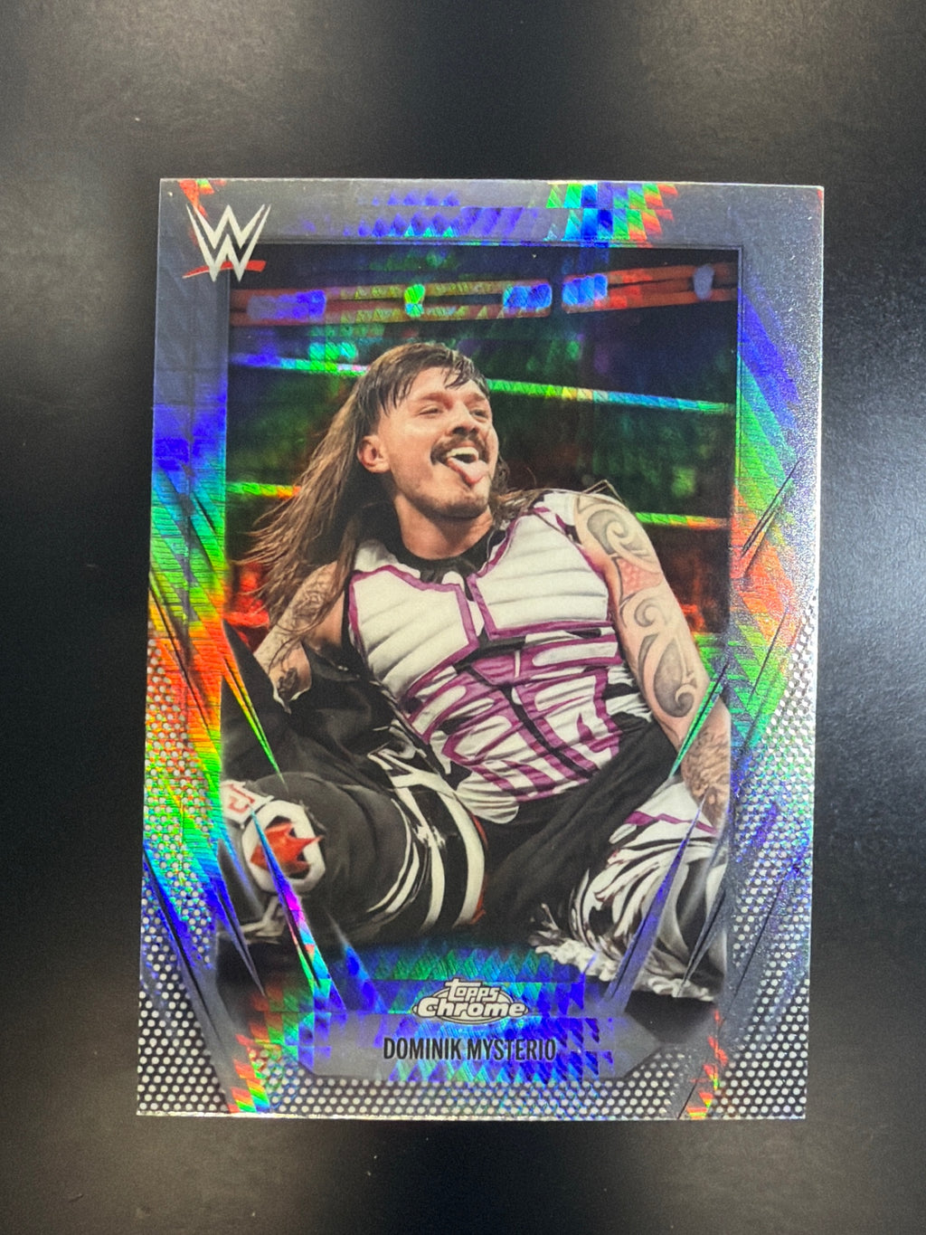 2026 Topps Chrome WWE #73 Dominik Mysterio Prism Refractor
