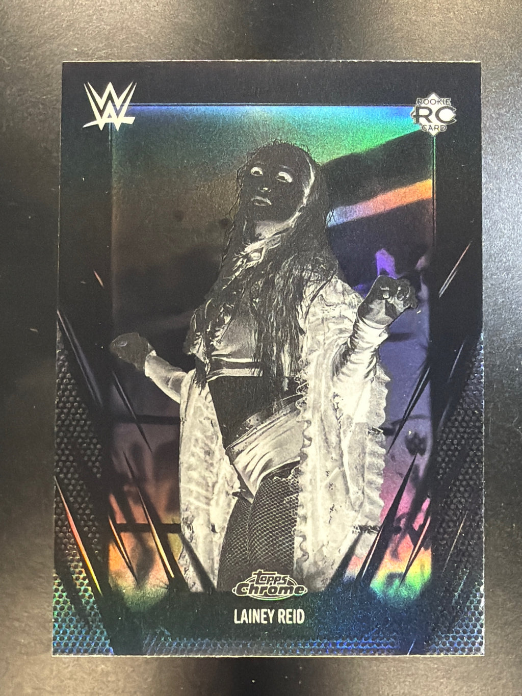 2026 Topps Chrome WWE #117 Lainey Reid Negative Refractor
