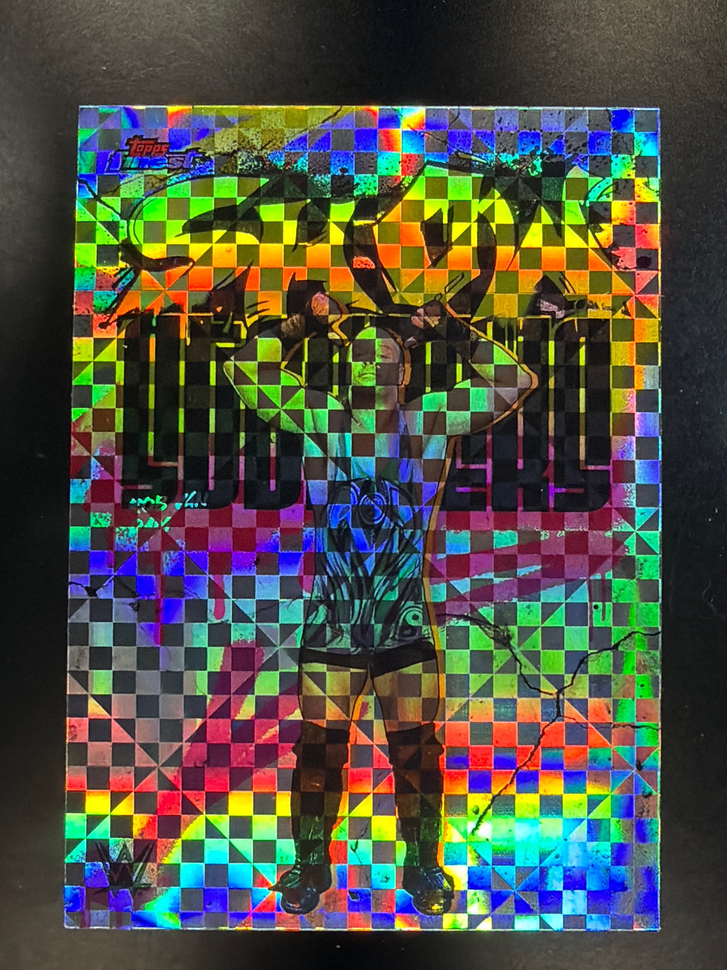 2025 Topps Finest WWE #SSS-RV Rob Van Dam Showstoppers Checkerboard