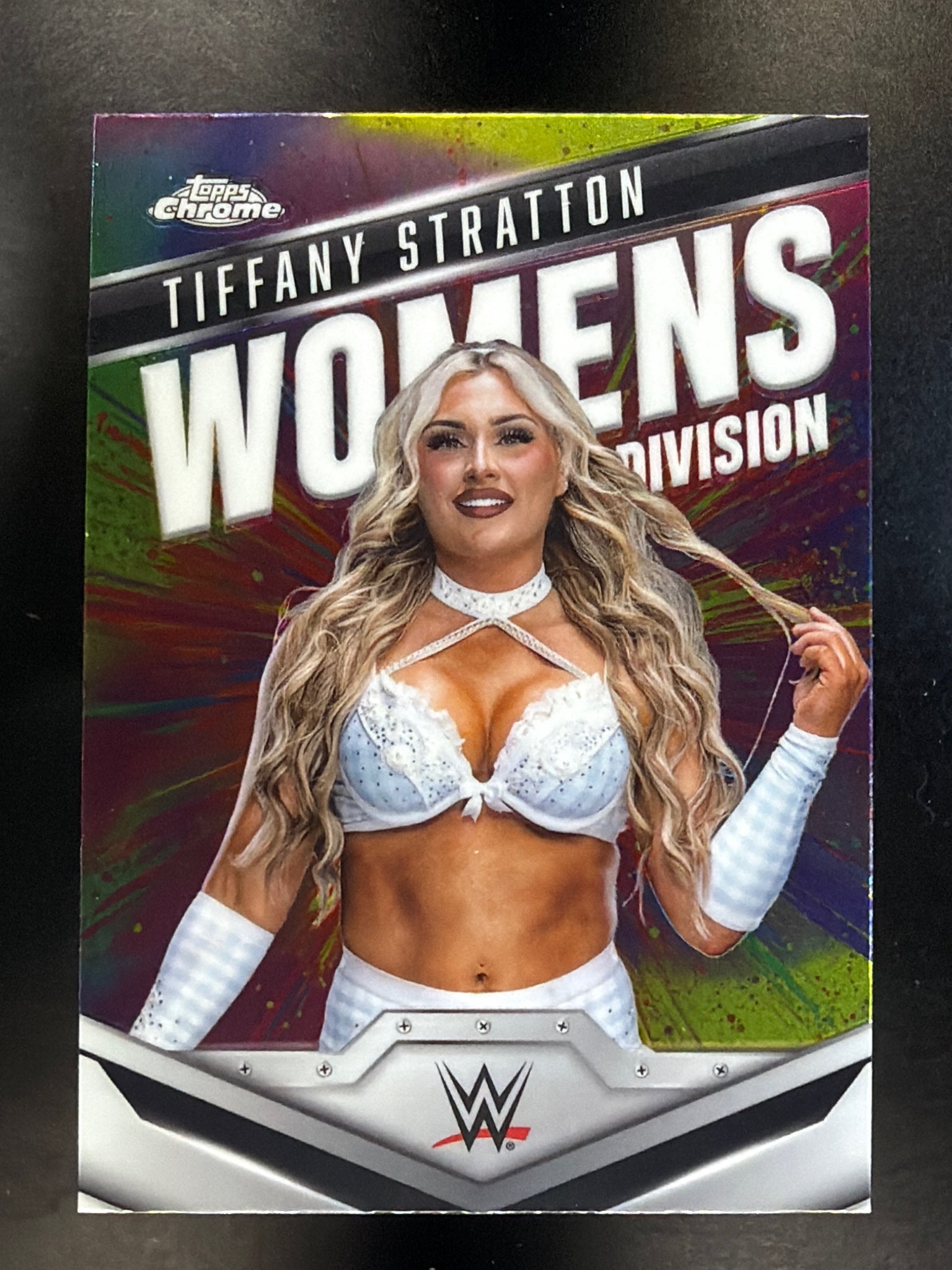 2025 Topps Chrome WWE #WD-TIF Tiffany Stratton Women's Division