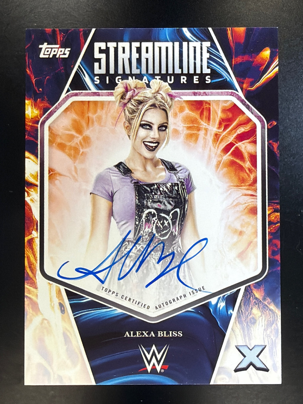 2025 Topps Exalted WWE #STS-ABS Alexa Bliss Streamline Signatures