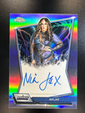 2026 Topps Chrome WWE #BBA-NIA Nia Jax Blue Brand Autographs Refractor