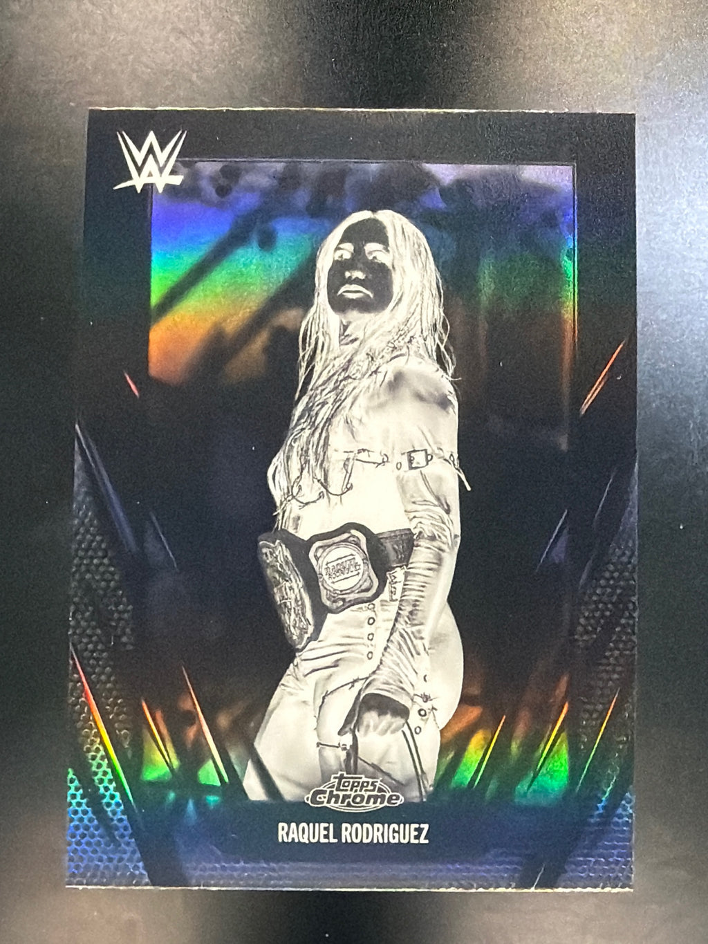 2026 Topps Chrome WWE #84 Raquel Rodriguez Negative Refractor