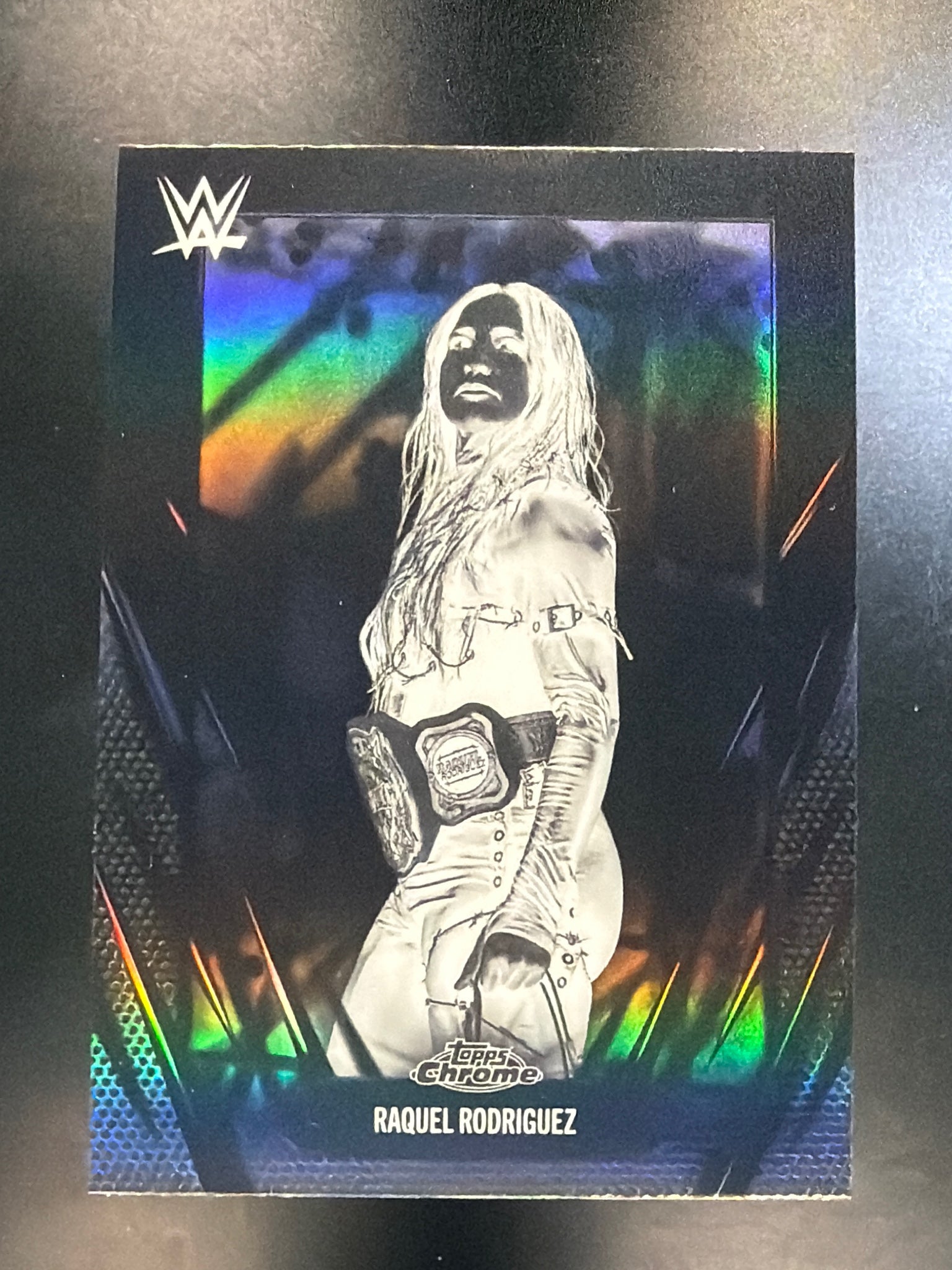 2026 Topps Chrome WWE #84 Raquel Rodriguez Negative Refractor