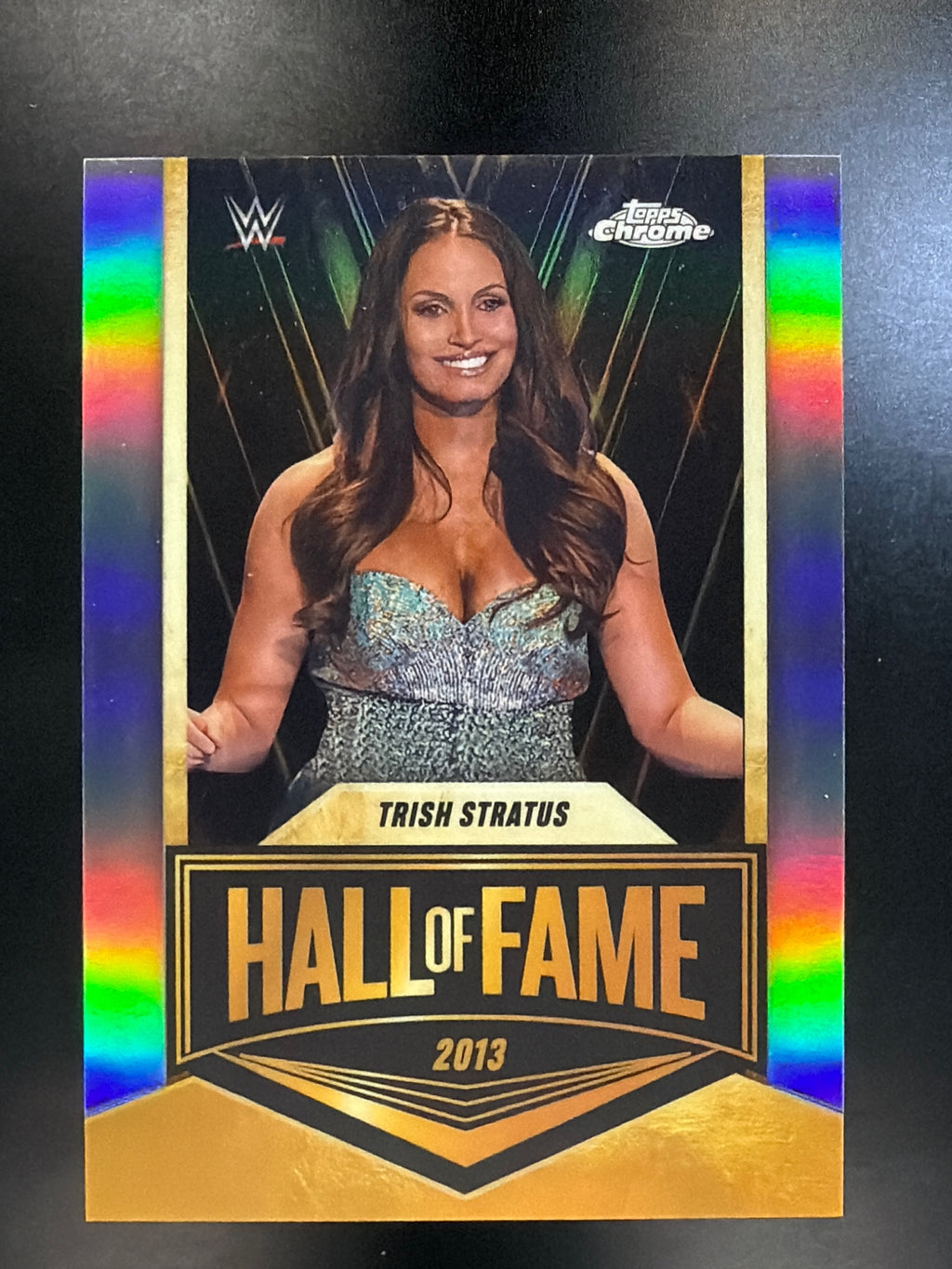 2025 Topps Chrome WWE #EMB-TS Trish Stratus Embedded