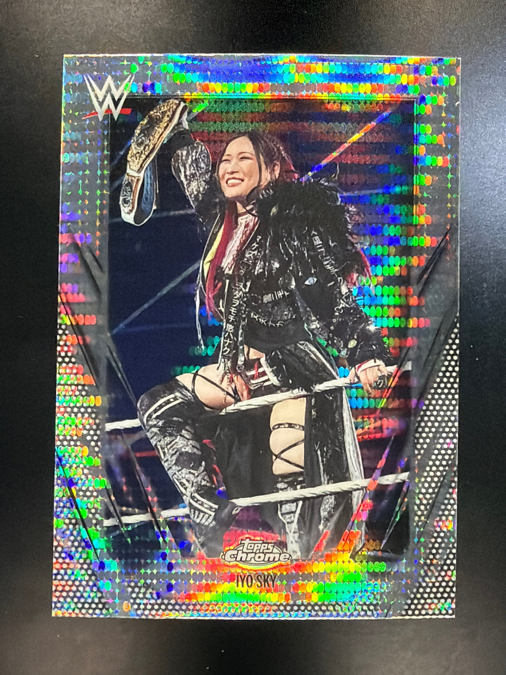2026 Topps Chrome WWE #35 Iyo Sky Sonar Refractor