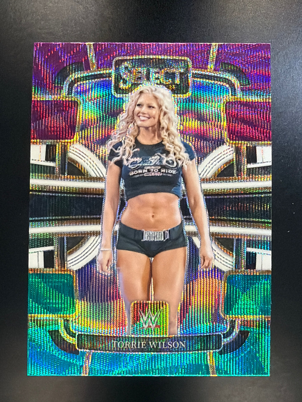 2024 Panini Select WWE #75 Torrie Wilson Tri-Color Prizms