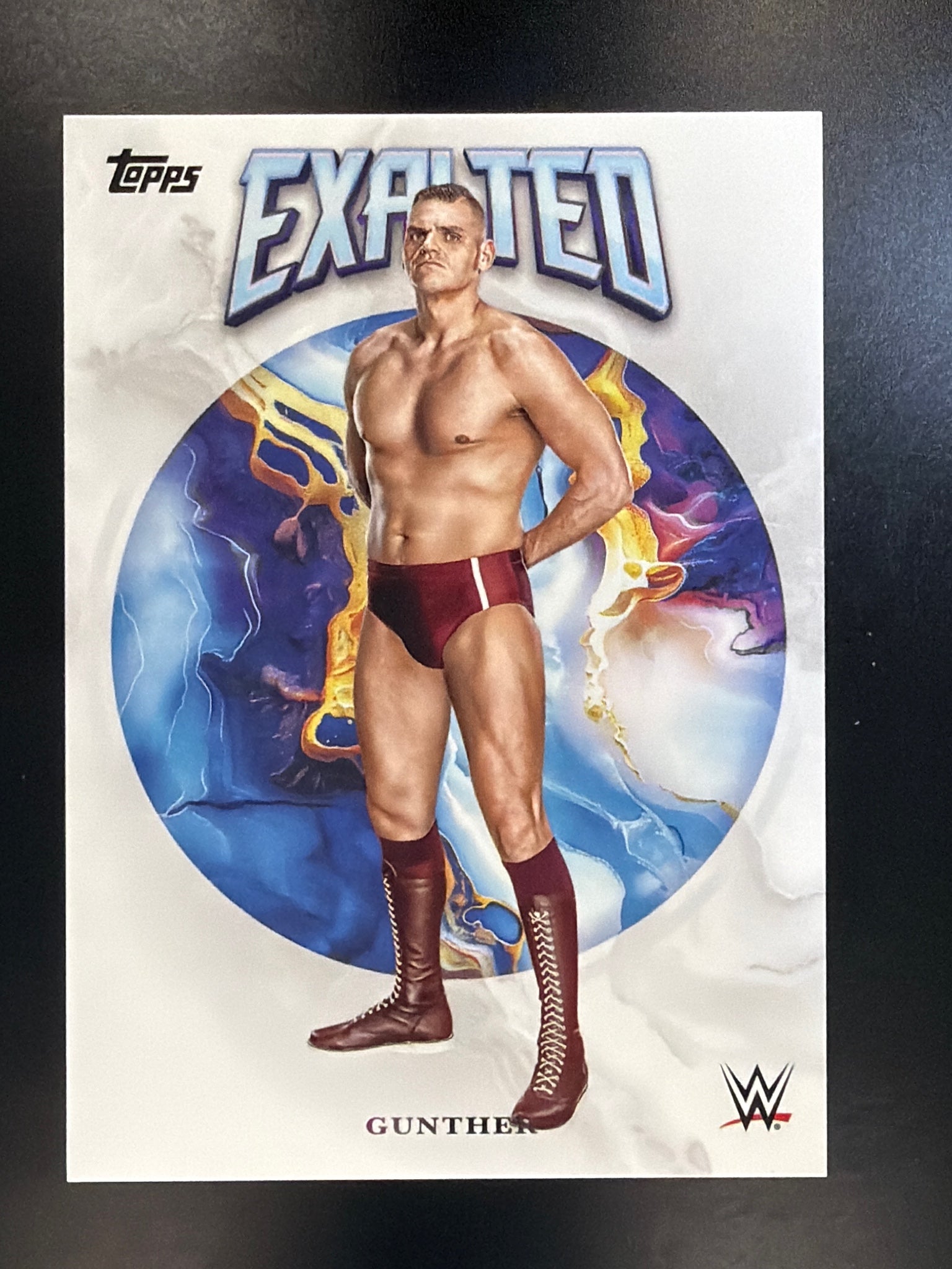 2025 Topps Exalted WWE #7 Gunther